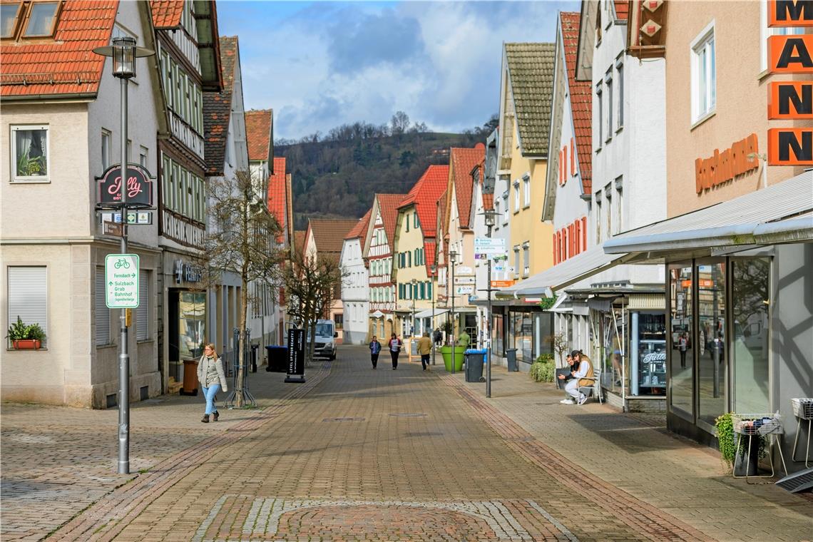 Ideen fürs Überleben der Murrhardter Innenstadt gesucht Je mehr Geschäfte schließen, desto weniger Menschen kommen in die Innenstadt. Foto: Stefan Bossow