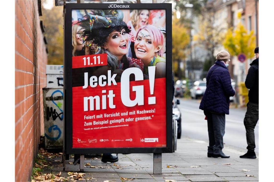 „Jeck mit G!“. Foto: Rolf Vennenbernd/dpa