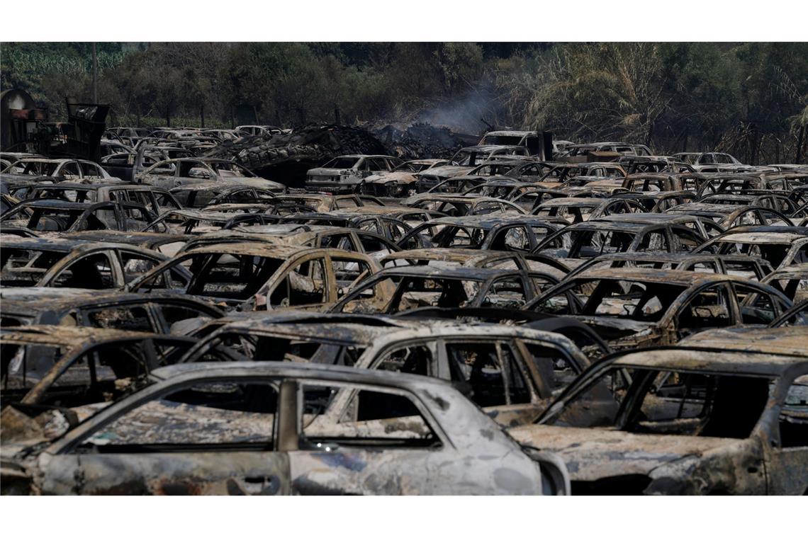 Griechenland: Mehr als 300 Brandstifter festgenommen Jeder Großbrand verursacht Millionenschäden. (Archivbild)