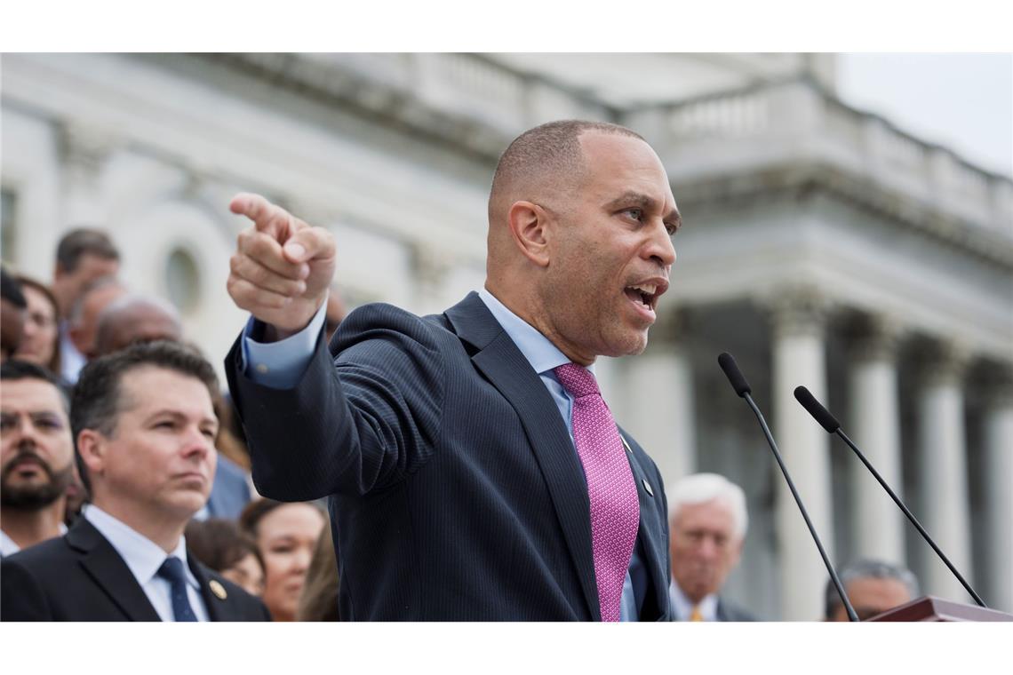 Jeffries' Wahlkreis ist im New Yorker Stadtteil Brooklyn.