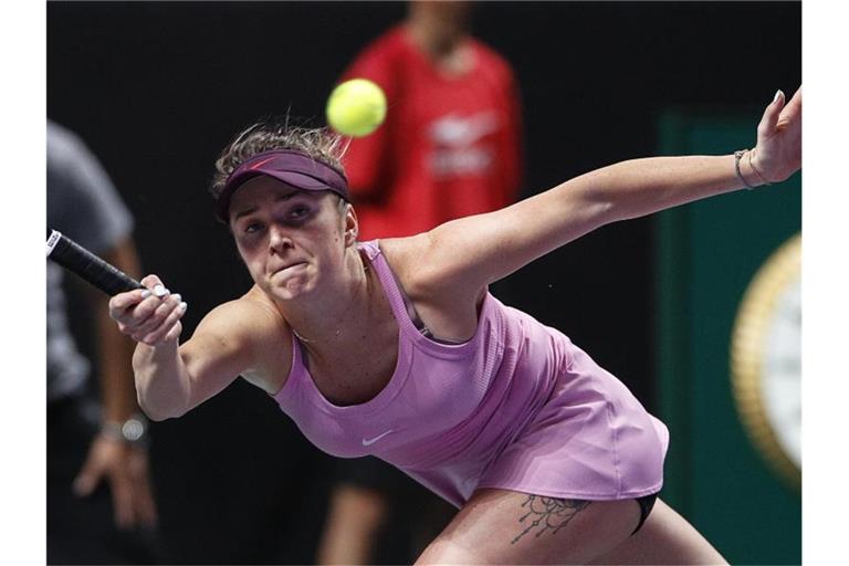 Jelina Switolina erreichte bei den WTA Finals das Halbfinale. Foto: Andy Wong/AP/dpa