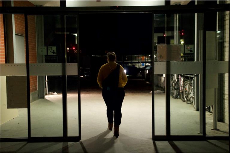 Jen Lang hat es geschafft, die Nachtschicht in einer Klinik im Kreis Ludwigsburg ist zu Ende. Foto: privat