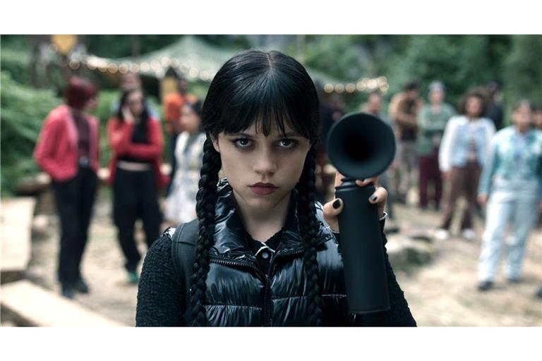Jenna Ortega als „Wednesday Addams“.