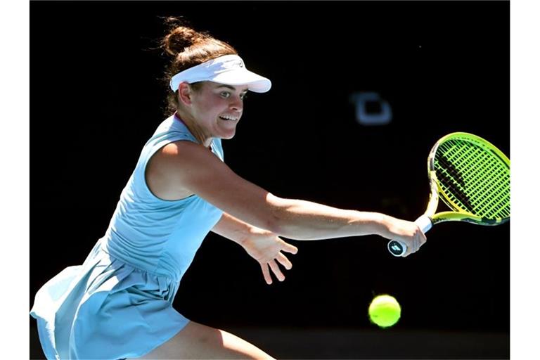 Jennifer Brady steht im Halbfinale der Australian Open. Foto: James Ross/AAP/dpa
