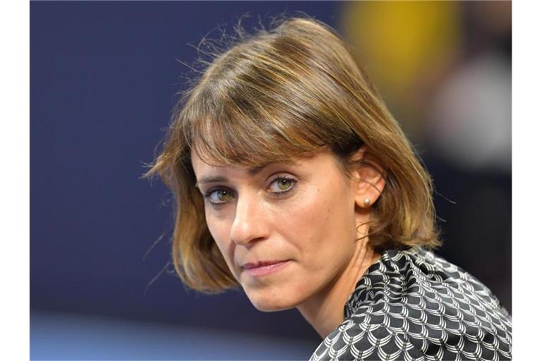 Jennifer Kettemann, Geschäftsführerin der Rhein-Neckar Löwen. Foto: Uwe Anspach/dpa/Archivbild