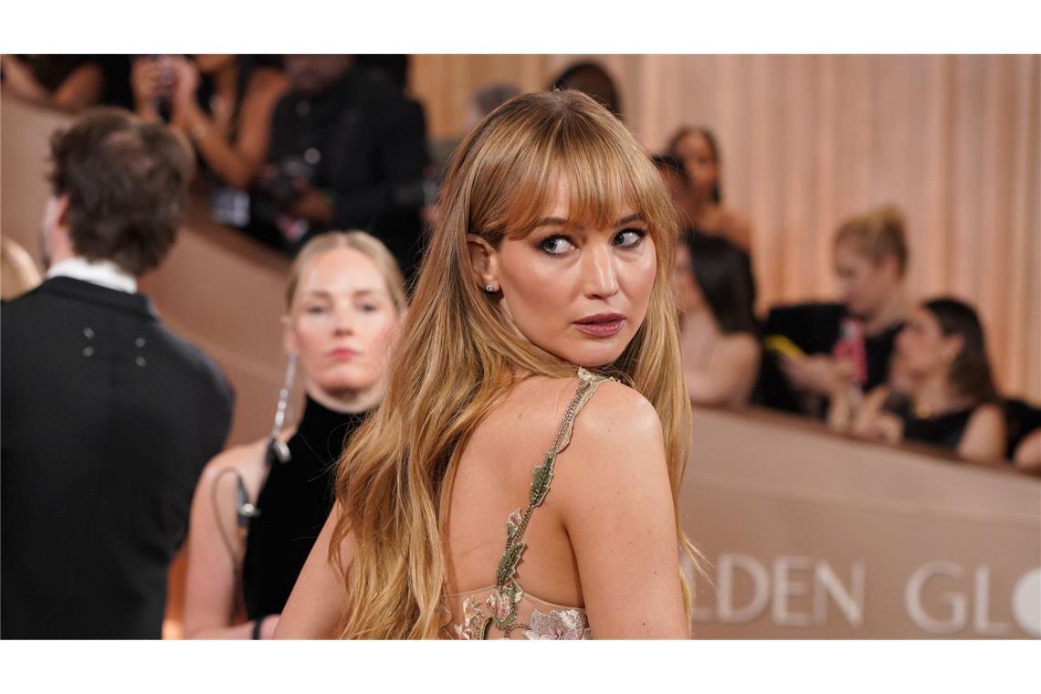 Jennifer Lawrence kommt zu den 83. Golden Globes im Beverly Hilton.