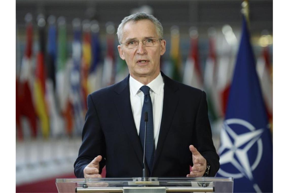 Jens Stoltenberg hatte Mitte Februar im Rahmen seiner Reforminitiative „Nato 2030“ vorgeschlagen, die Kosten für Maßnahmen innerhalb des Bündnisgebiets wesentlich stärker zu vergemeinschaften. Foto: Johanna Geron/Pool Reuters/AP/dpa