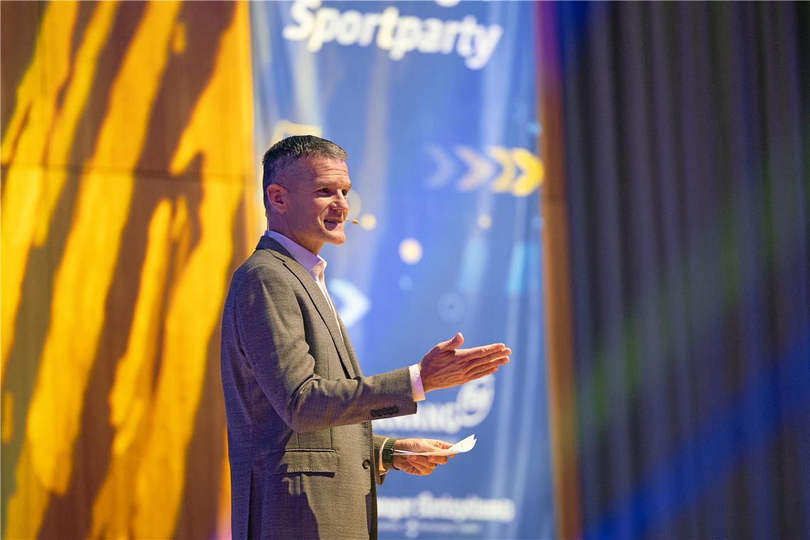 Jens Zimmermann // 33. Backnanger Sportparty am 27.2.2026 im Backnanger Bürgerha...