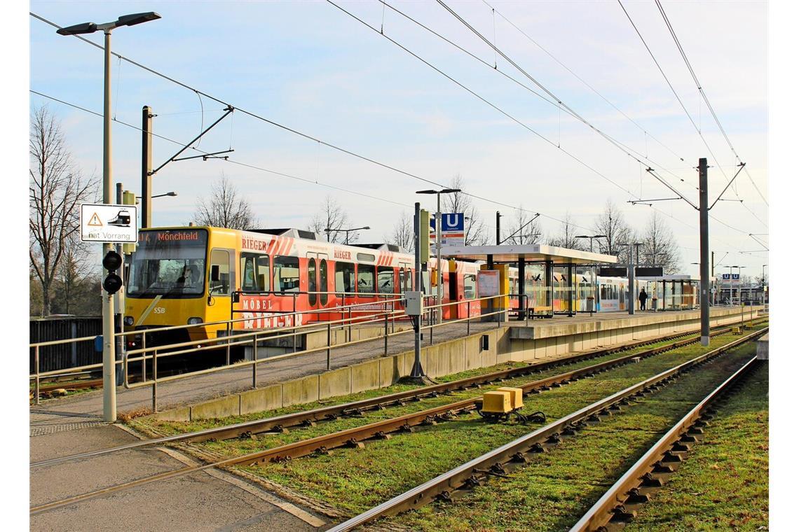 Jenseits der Haltestelle Heumaden ist für die Linie U8 in den Ferien außerhalb der Hauptverkehrszeit Schluss.