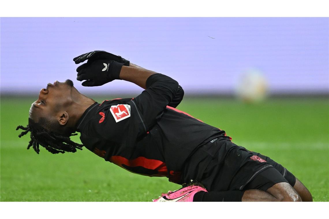 Jeremie Frimpong und Leverkusen kamen gegen Borussia Mönchengladbach nicht über ein 0:0 hinaus.