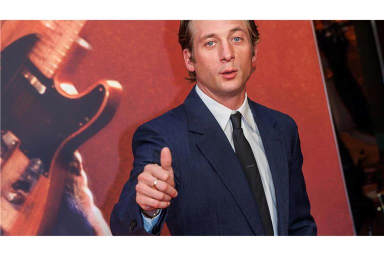 Jeremy Allen White stellte in Berlin den neuen Film über Bruce Springsteen vor.