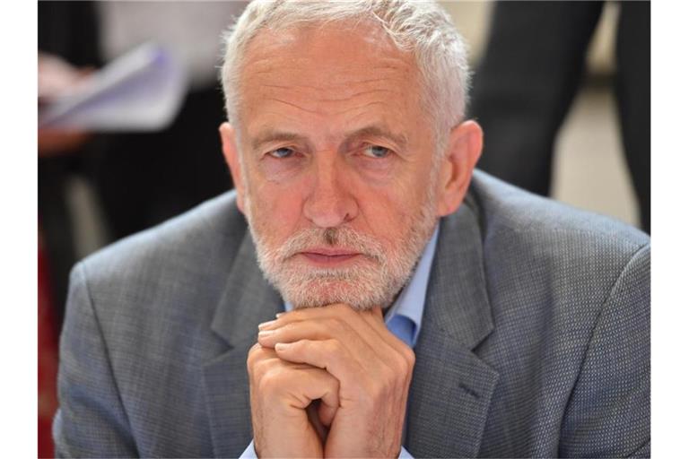 Jeremy Corbyn, Vorsitzender der Labour Partei in Großbritannien. Foto: Jacob King/PA