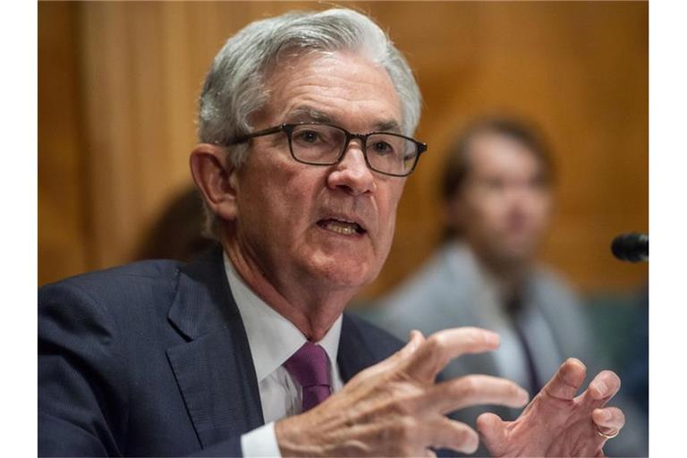 Jerome Powell, der Vorsitzende der US-Notenbank Federal Reserve. Foto: Rod Lamkey - Cnp/Zuma Press/dpa