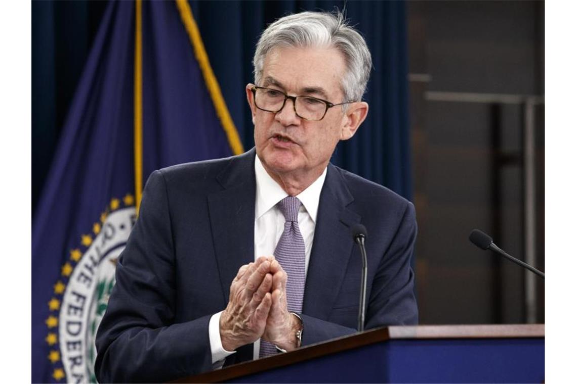 Jerome Powell, Vorsitzender der US-Notenbank Fed. Foto: Jacquelyn Martin/AP/dpa