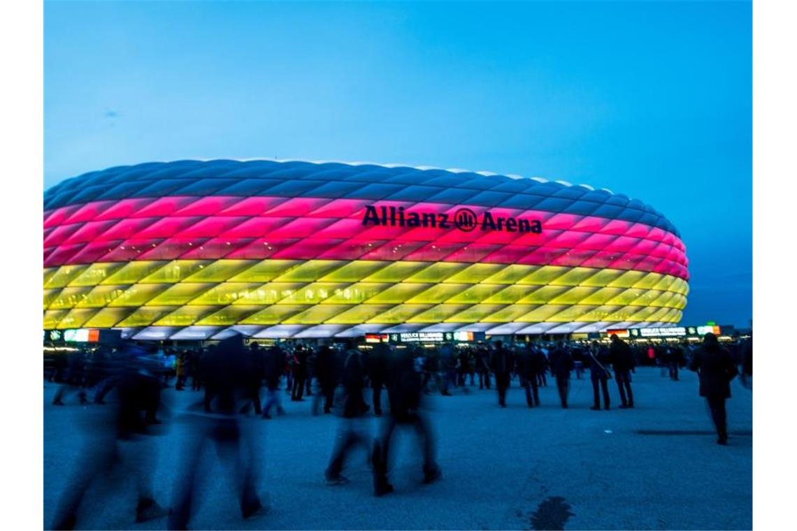 Jeweils rund 14.000 Zuschauer sollen die EM-Spiele in München sehen können. Foto: picture alliance / dpa