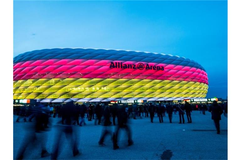 Jeweils rund 14.000 Zuschauer sollen die EM-Spiele in München sehen können. Foto: picture alliance / dpa