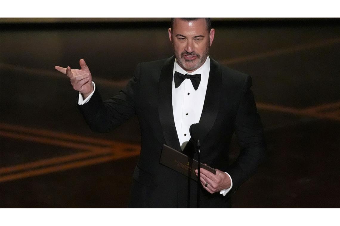 Jimmy Kimmel auf der Bühne.