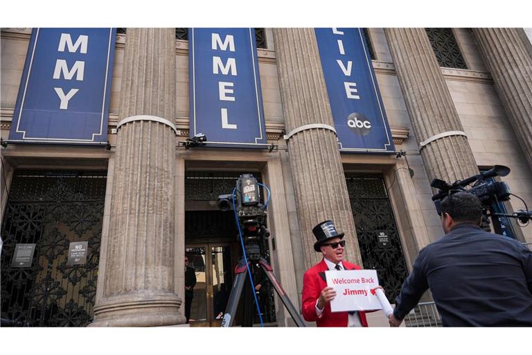 Jimmy Kimmel ging nach einer Zwangspause wieder auf Sendung.