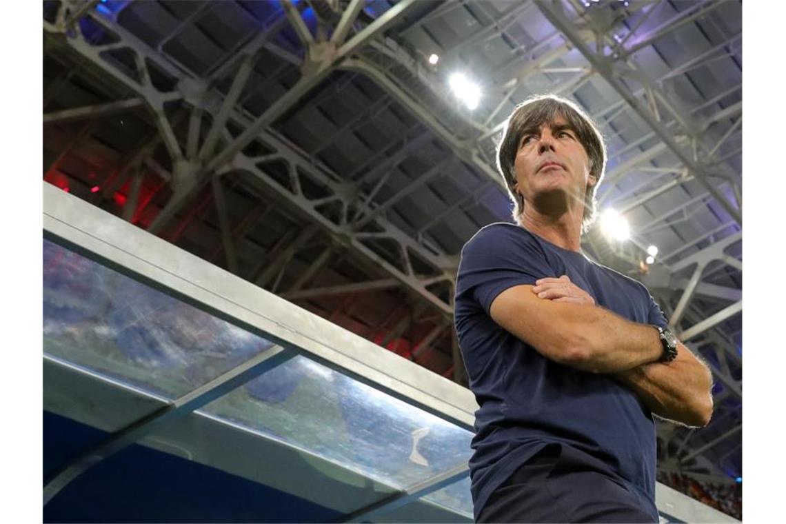 Löw-Verabschiedung mit Mertesacker, Khedira und Podolski Joachim Löw wird am 11. November offiziell verabschiedet. Foto: Christian Charisius/dpa