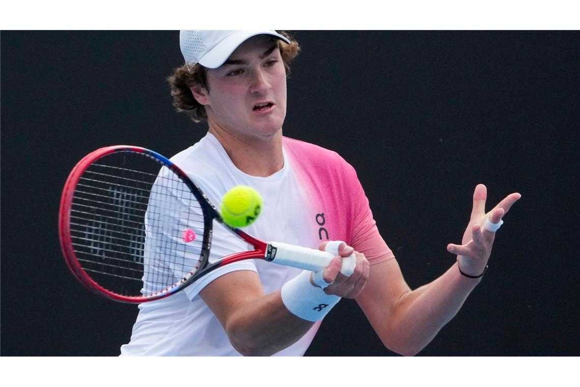 Joao Fonseca gilt als kommender Top-Ten-Spieler im Tennis - mindestens. (Archivbild)