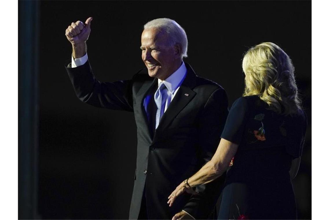 Joe Biden beginnt mit den Vorbereitungen, im Januar die Regierungsgeschäfte zu übernehmen. Foto: Carolyn Kaster/AP/dpa