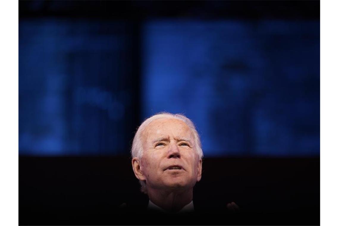 Maschinenbau sieht neuen US-Präsidenten als Verhandler Joe Biden bei einer Veranstaltung. Foto: Andrew Harnik/AP/dpa/Archivbild