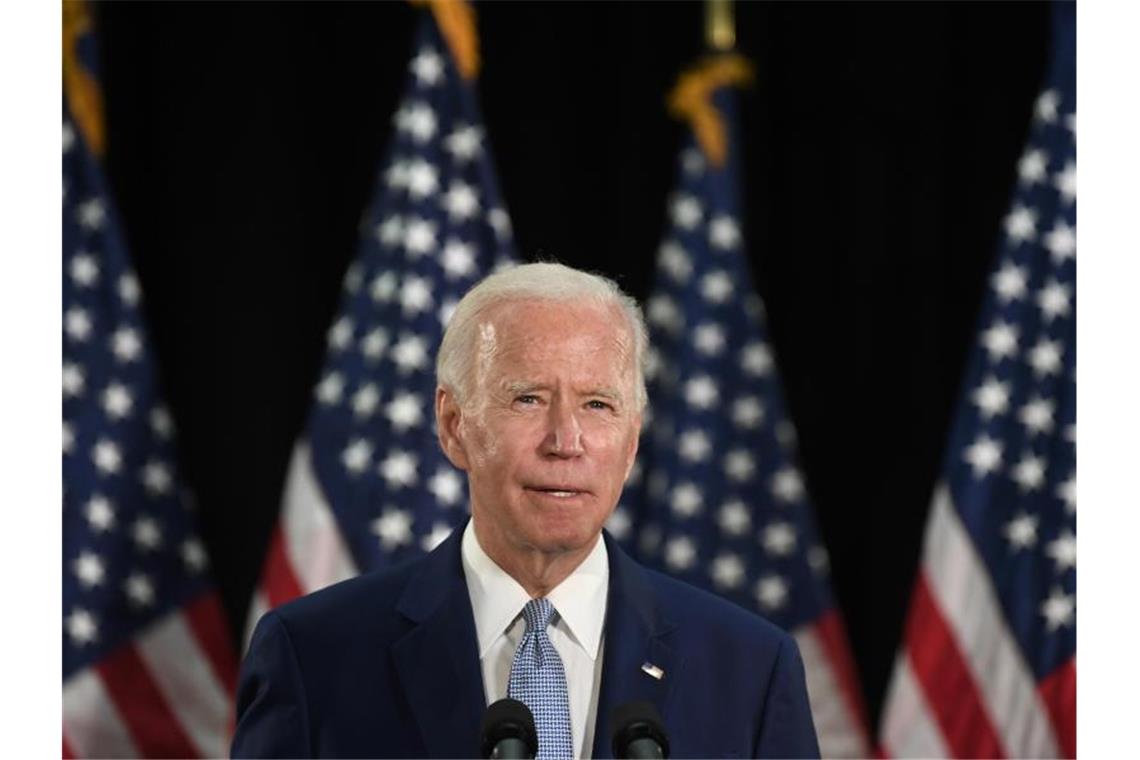 Biden sichert sich Stimmen für Kandidatur der US-Demokraten Joe Biden, designierter Präsidentschaftskandidat der Demokraten und ehemaliger Vizepräsident der USA. Foto: Susan Walsh/AP/dpa