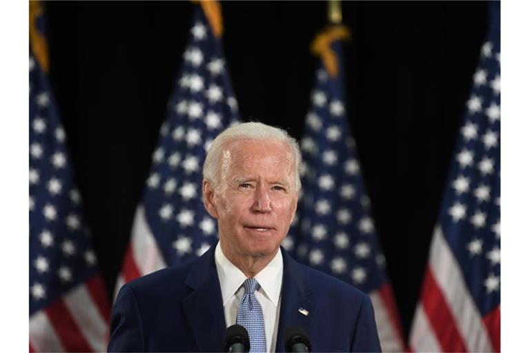 Joe Biden, designierter Präsidentschaftskandidat der Demokraten und ehemaliger Vizepräsident der USA. Foto: Susan Walsh/AP/dpa
