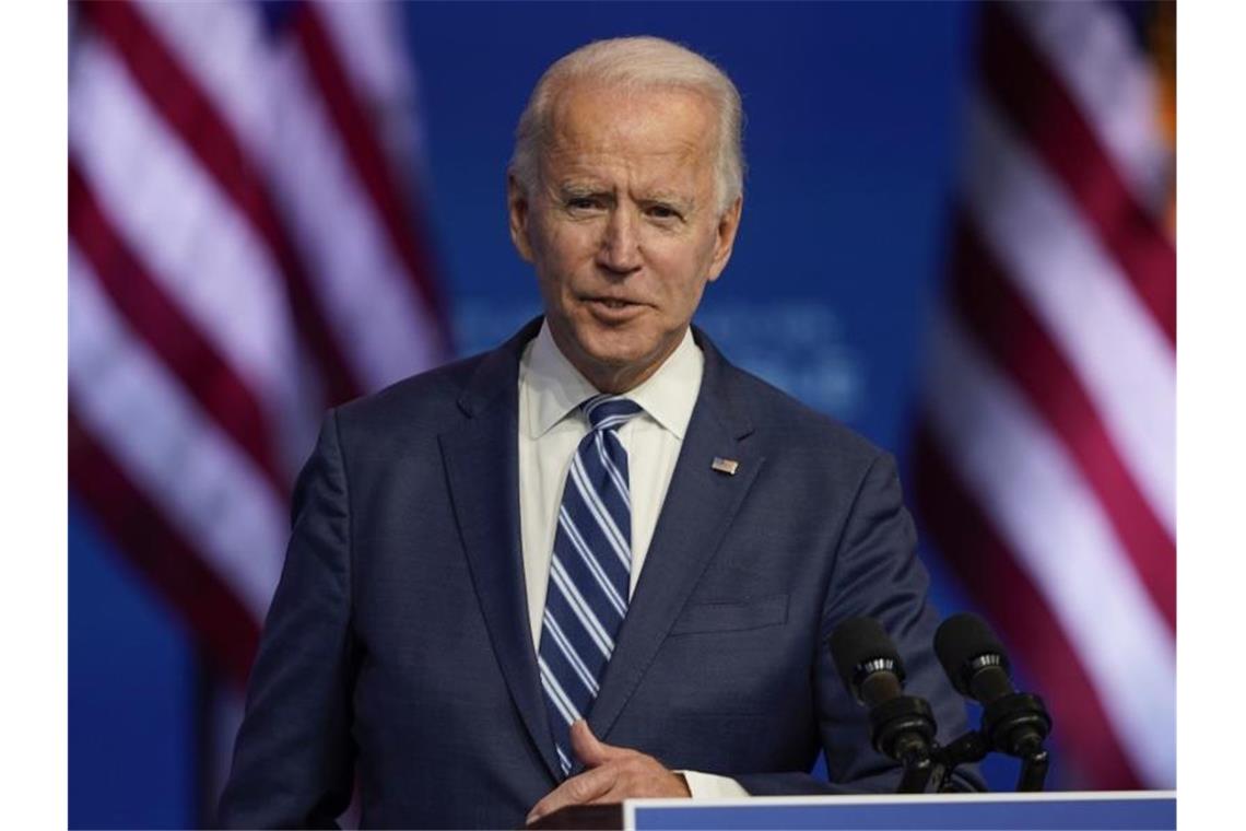 Biden gewinnt US-Wahl mit deutlichem Vorsprung Joe Biden hat nach Medienberichten auch den Bundesstaat Georgia gewonnen, North Carolina ging demnach an Amtsinhaber Donald Trump. Foto: Carolyn Kaster/AP/dpa