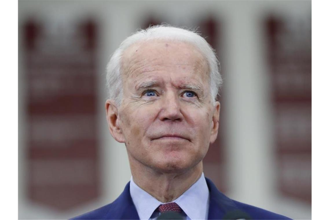 Joe Biden im März bei einer Wahlkampfveranstaltung in Detroit. Foto: Paul Sancya/AP/dpa