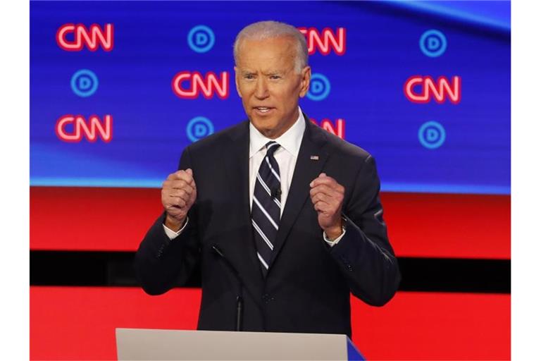 Joe Biden liegt in den Umfragen zu den Präsidentschaftsbewerbern der Demokraten seit Wochen vorne. Foto: Paul Sancya/AP