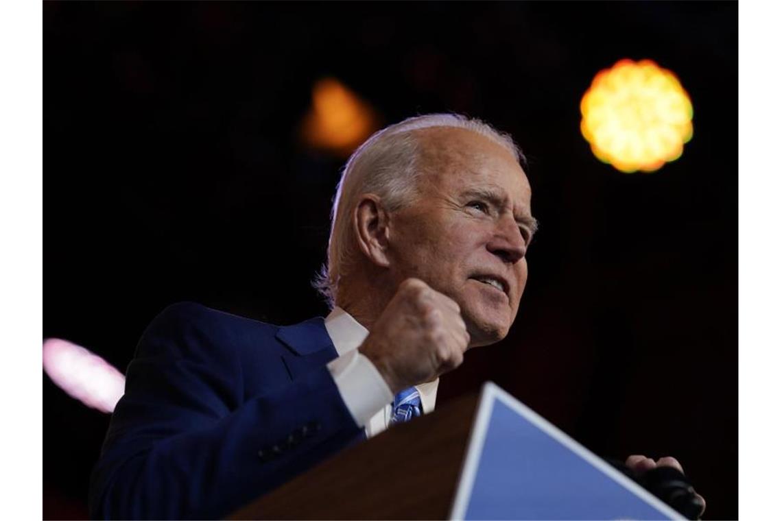Joe Biden soll am 20. Januar als neuer Präsident vereidigt werden. Foto: Carolyn Kaster/AP/dpa
