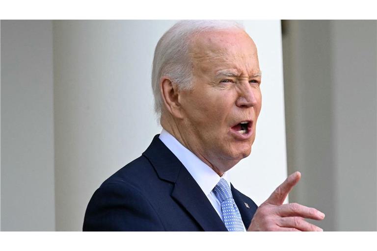 Joe Biden steht Israel weiter zur Seite. (Archivbild)