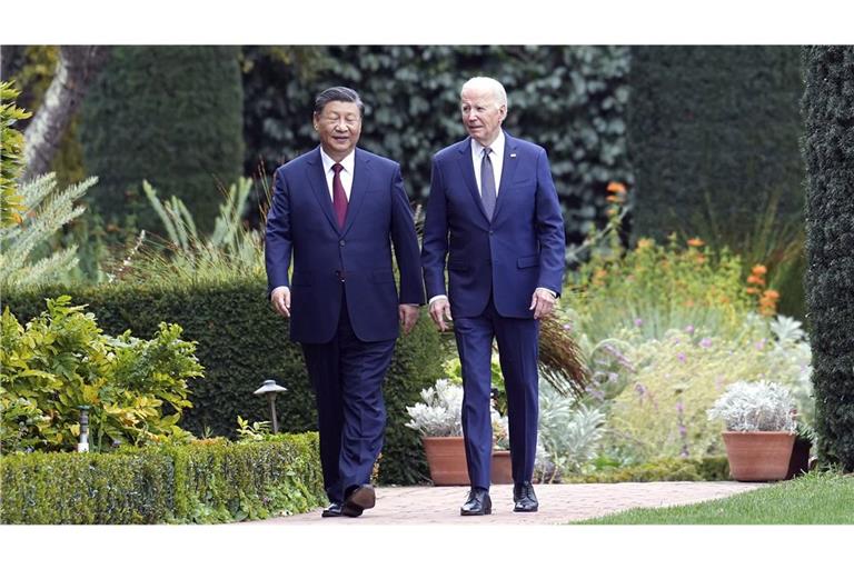 Joe Biden und Xi Jinping haben sich im November in Kalifornien getroffen.