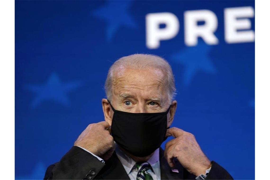 Biden will USA im Eiltempo auf neuen Kurs bringen Joe Biden will die USA nach der Amtszeit von Donald Trump auf einen neuen Kurs bringen. Foto: Matt Slocum/AP/dpa