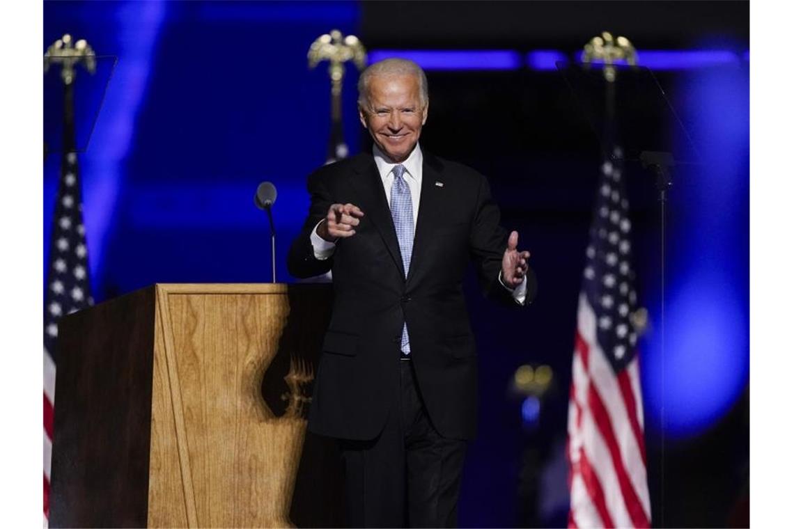 Joe Biden will einen Expertenrat zur Eindämmung der Corona-Pandemie vorstellen. Foto: Andrew Harnik/AP/dpa