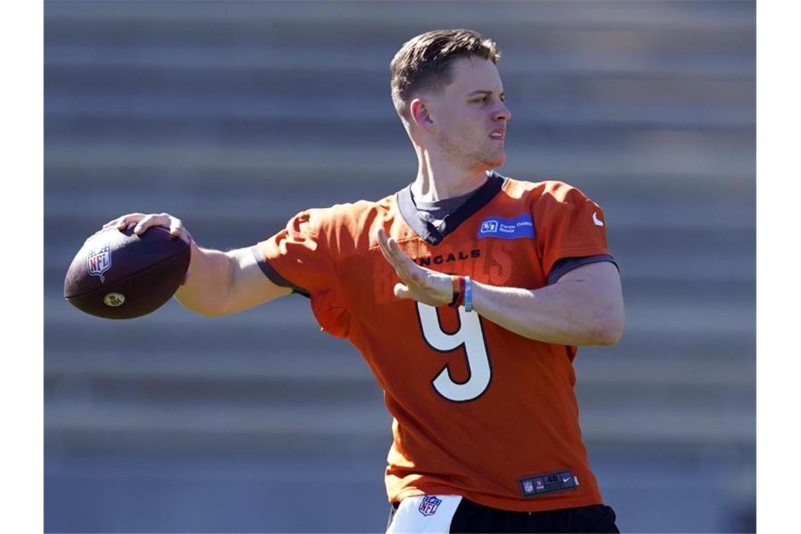 Bereit für die größte Party: LA heiß auf den Super Bowl Joe Burrow ist der Quarterback der Cincinnati Bengals. Foto: Marcio Jose Sanchez/AP/dpa