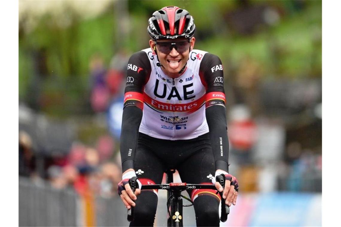 Joe Dombrowski war auf der vierten Etappe des Giro d’Italia nicht zu schlagen. Foto: Massimo Paolone/LaPresse/AP/dpa