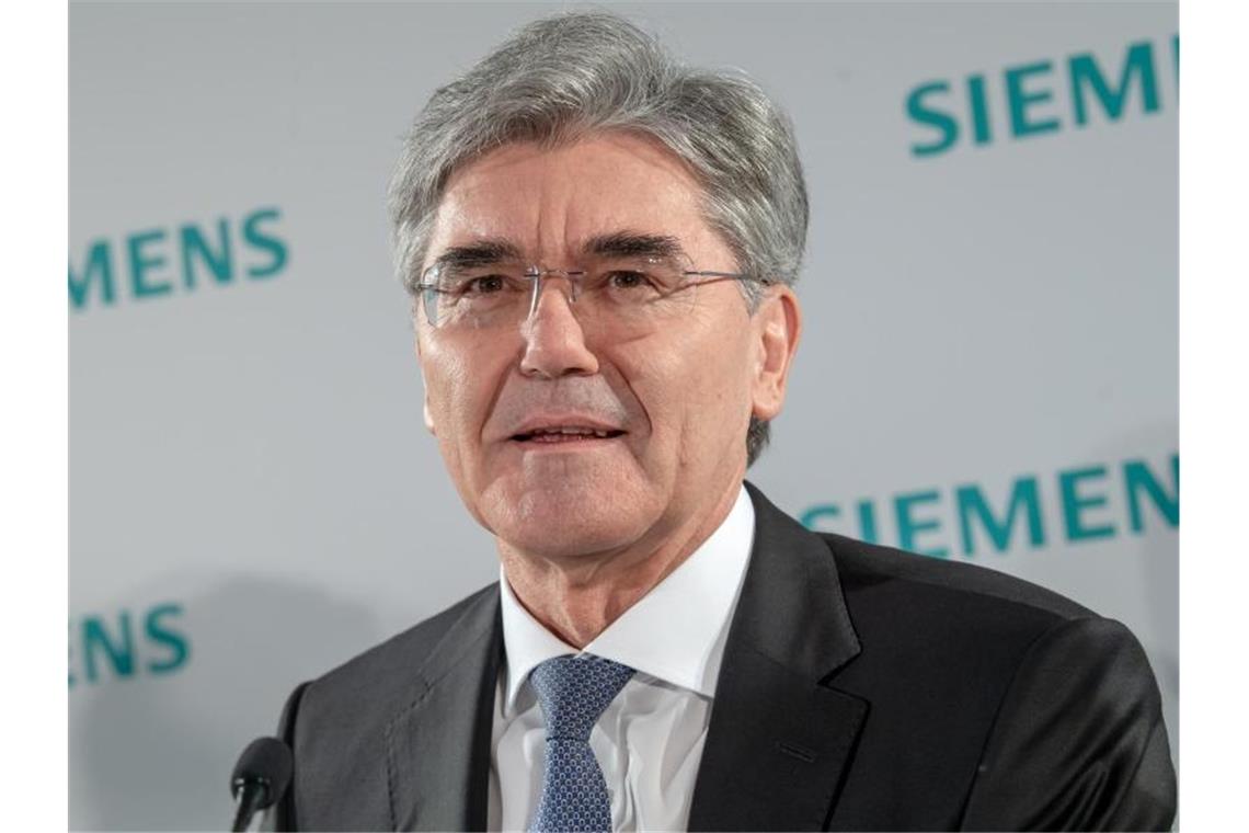 Joe Kaeser, Vorstandsvorsitzender von Siemens. Foto: Peter Kneffel/dpa