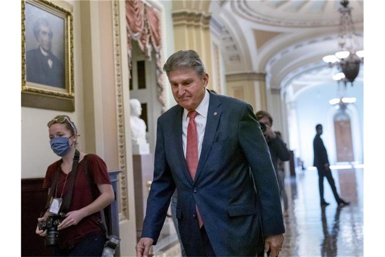 Joe Manchin ist demokratischer Senator des US-Bundesstaats West Virginia. Foto: J. Scott Applewhite/AP/dpa