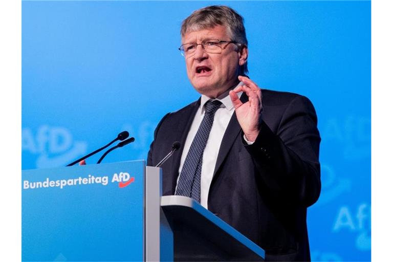 Jörg Meuthen (AfD) spricht. Foto: Rolf Vennenbernd/dpa/Archivbild