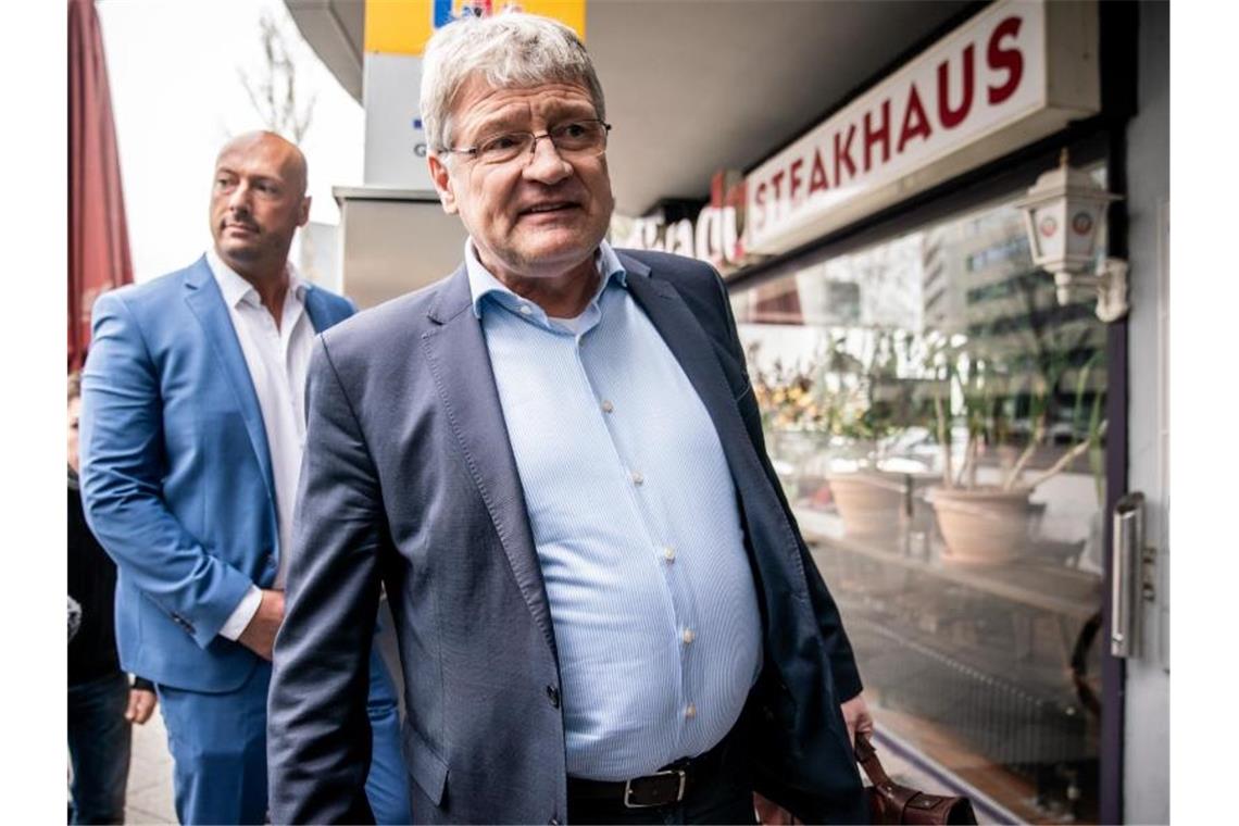 AfD-Vorstand erwartet Auflösung des „Flügels“ Jörg Meuthen, Bundesvorsitzender der AfD,schlägt die Auflösung des „Flügels“ vor. Foto: Michael Kappeler/dpa