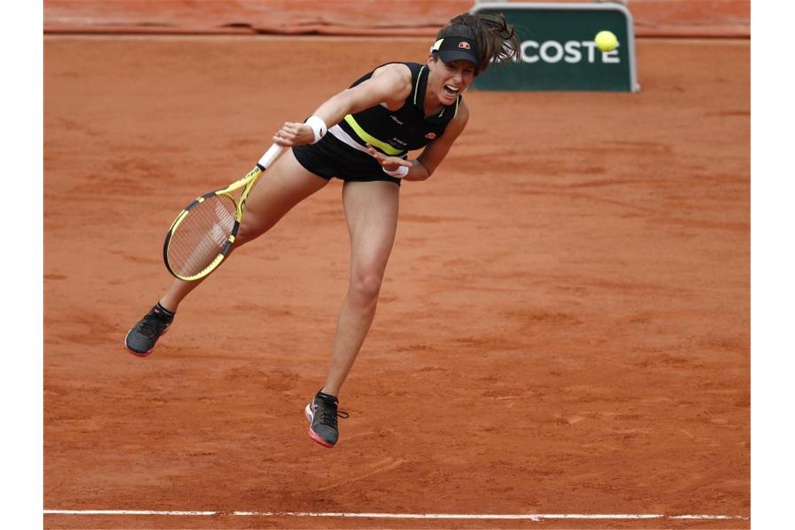 Johanna Konta zog in Paris ins Halbfinale ein. Foto: Jean-Francois Badias/AP