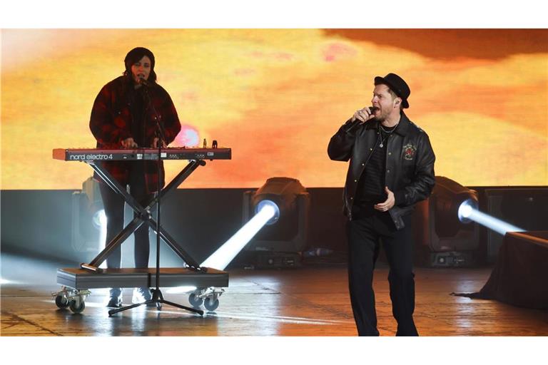 Johannes Oerding gehörte zu den Stars bei der Silvestershow.