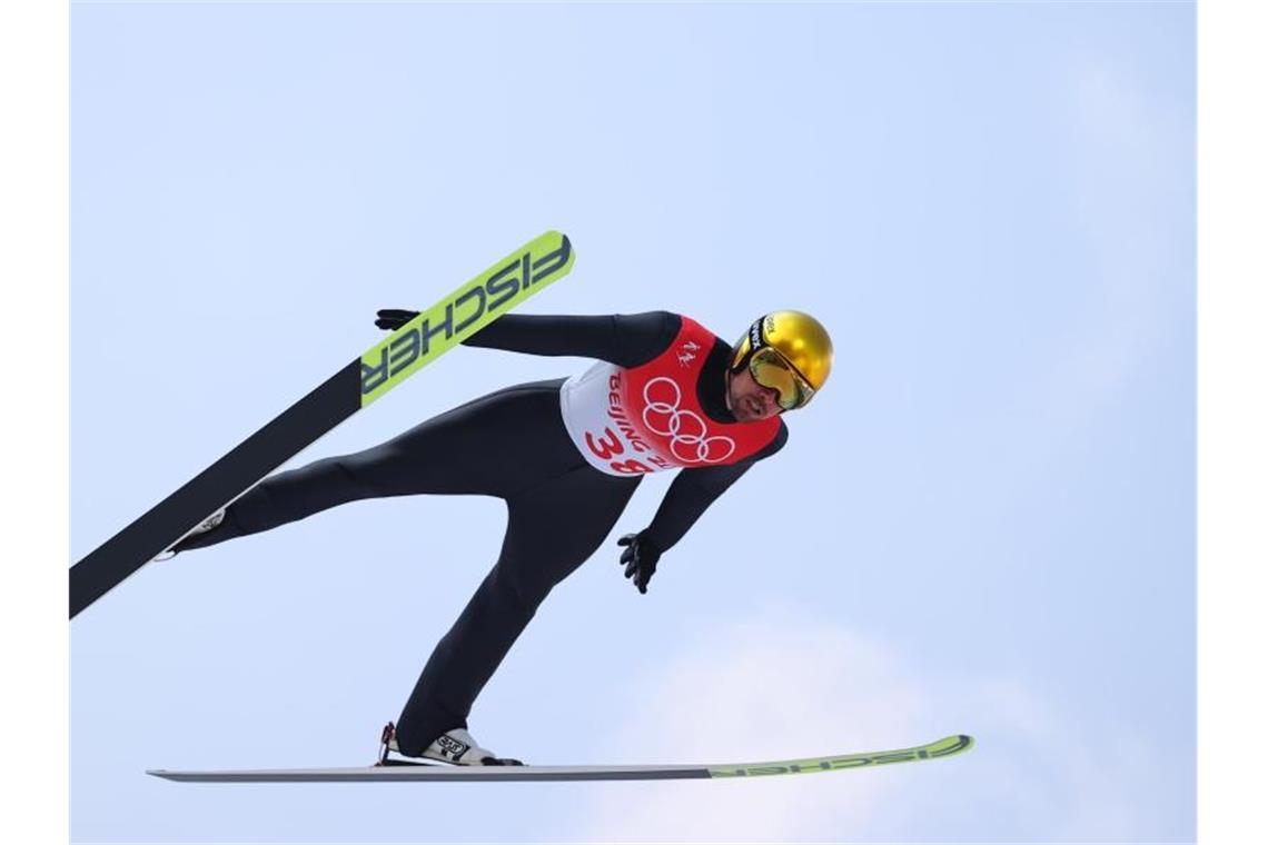 Kombinierer Geiger düpiert Rivalen - Mit Turbofinish zu Gold Johannes Rydzek sah lange wie der Sieger aus, landete am Ende aber auf Rang fünf. Foto: Daniel Karmann/dpa