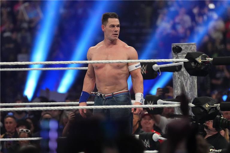John Cena (hier beim „Royal Rumble“ 2025).
