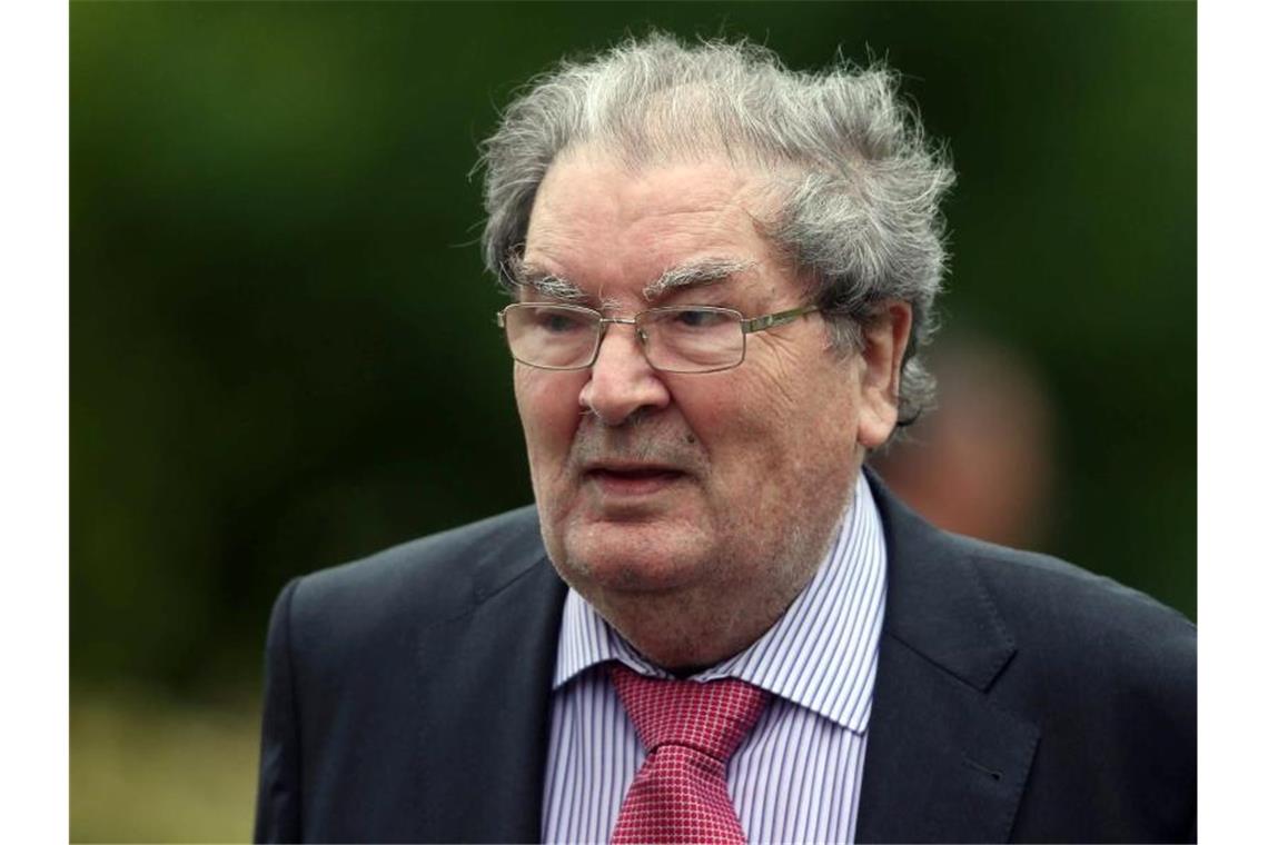 John Hume, ehemaliger Vorsitzender der Social Democratic and Labour Party (SDLP). Der nordirische Friedensnobelpreisträger ist tot. Foto: Niall Carson/PA Wire/dpa