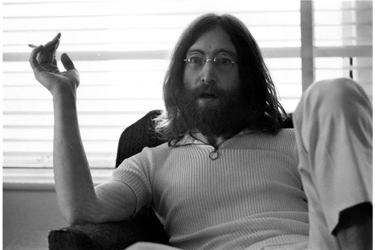John Lennon 1969 in Toronto, Kanada.