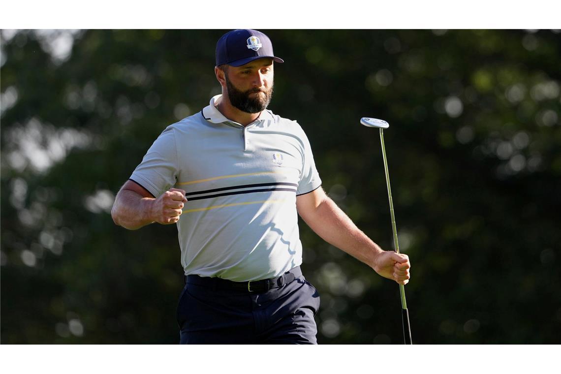 Trotz Trump: Europas Golfer glänzen beim Ryder-Cup-Auftakt