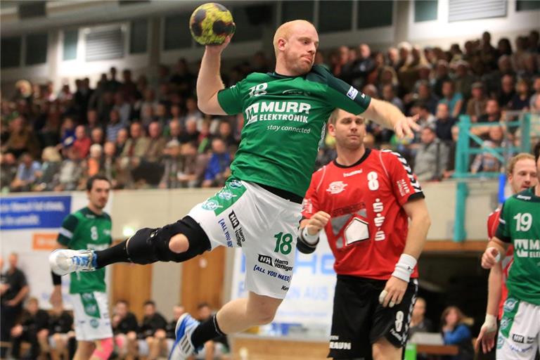 Jonas Frank gehört zu den prägenden Spielern der Handballer. Foto: B. Strohmaier